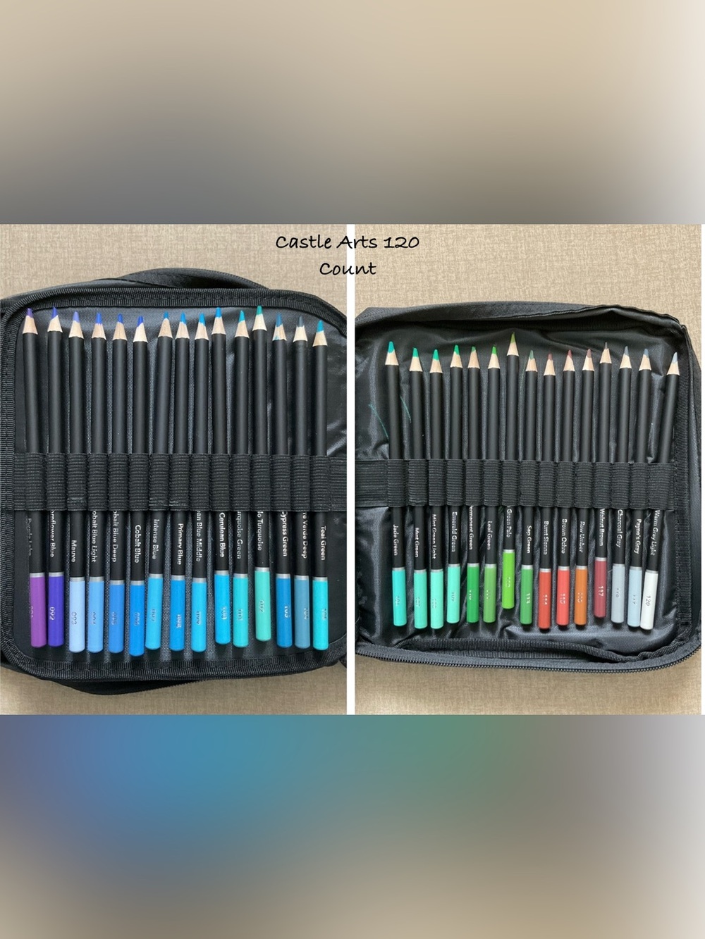 Castle Arts Colored Pencil Sets - Bundle of 3- EUC - Picture 8 of 13